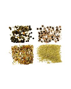 Decorazioni per Unghie - MINI KIT PAILLETTE ORO - Ref. 149310