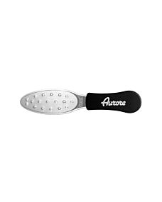 Raspa Laser INOX con manico in silicone NERO - AURORE - Art. 36341
