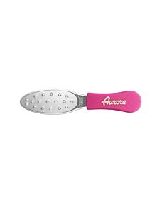 Raspa Laser INOX con manico in silicone ROSA - AURORE - Art. 36342