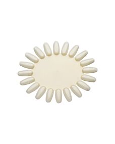 Campionario per Smalti Vuoto in Plastica - 20 Unghiette 