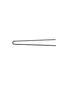 Forcina per Capelli “Comune” N.33 - 75mm - LISCIO NERO - Art. 350 Sabrina - 500g