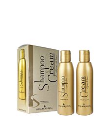 Kit Trattamento Nutritivo ai Semi di Lino - Shampoo 150ml + Cream 150ml - KLERAL SYSTEM