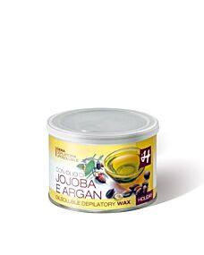 Cera Depilatoria Liposolubile - JOJOBA E ARGAN - HOLIDAY - Vaso 400 ml