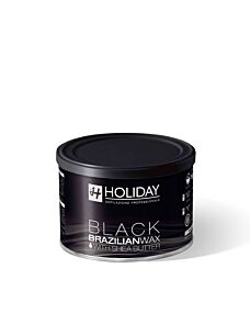 Cera Depilatoria Brasiliana - BLACK BRAZILIAN WAX - HOLIDAY - Vaso 400 ml