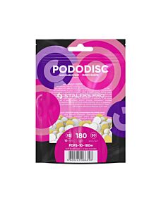 50 pezzi di Dischi Ricarica con Base Morbida per PODODISC Misura XS - Grana 180 - STALEKS