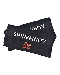 SHINEFINITY Asciugamano Nero per Capelli  - WELLA PROFESSIONALS - 2 Pz.