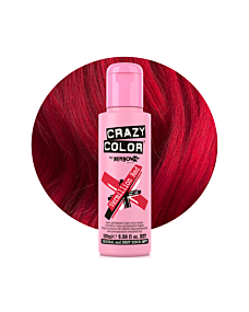 CRAZY COLOR Colori Semi-Permanenti Senza Ammoniaca - 40 VERMILLION RED - 100ml