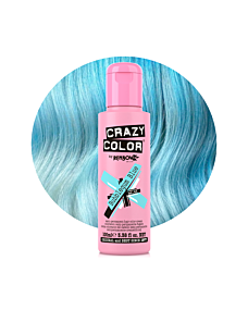 CRAZY COLOR Colori Semi-Permanenti Senza Ammoniaca - 63 BUBBLEGUM BLUE - 100ml