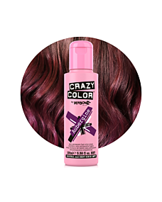 CRAZY COLOR Colori Semi-Permanenti Senza Ammoniaca - 50 AUBERGINE - 100ml