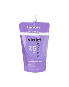NO YELLOW COLOR Crema Ossidante Viola Antigiallo - 25 Vol. - FANOLA - 1000 ml