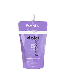 NO YELLOW COLOR Crema Ossidante Viola Antigiallo - 5 Vol. - FANOLA - 1000 ml