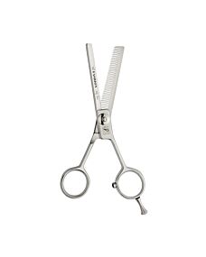 Forbici Professionali per Sfoltire con Dentellatura Fine Ricurva LEADER CAM Glamour Fashion - Taglio 6,5"- LEADER CAM - Cod.FASH65S