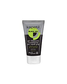 Kapetil Black Gel Riflessante Modellante per Capelli Grigi - HELEN SEWARD - 150ml