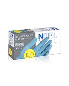 NITRIL Guanti in Nitrile Azzurro - ICOGUANTI - Conf. 100pz.