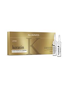 Keratin - Lozione ristrutturante alla Cheratina - ALLWAVES - 12 Fiale da 10ml