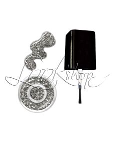 Smalto per Unghie - N.92 - ARGENTO GLITTERATO - Formula Ultra Resistente - LA JOLIE - 12ml