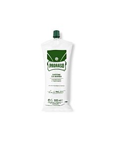 Sapone da Barba Vescica - Rinfrescante e Tonificante con Olio di Eucalipto e Mentolo - PRORASO - 500ml