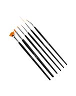 Set 6 pennelli Nail Art - Ref. 141060