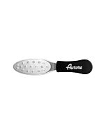 Raspa Laser INOX con manico in silicone NERO - AURORE - Art. 36341