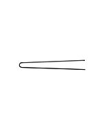 Forcina per Capelli “Comune” N.33 - 75mm - LISCIO NERO - Art. 350 Sabrina - 500g