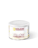 Cera Depilatoria Brasiliana - YELLOW BRAZILIAN WAX - HOLIDAY - Vaso 400 ml