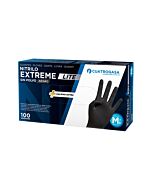 NITRILO EXTREME LITE - Guanti in Nitrile Nero - Non Talcati - CUATROGASA - Conf. 100pz.