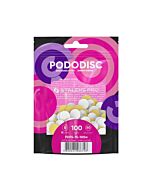 50 pezzi di Dischi Ricarica con Base Morbida per PODODISC Misura S - Grana 100 - STALEKS