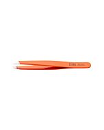 Pinzetta Professionale per Sopracciglia Punta Obliqua - Mod. FLUO ORANGE - Acciao Inox - ESTAS - Cod. MOR34139