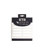 Etichette Adesive Riutilizzabili per Sticker Hair - SEISETA - 48Pz. - Cod. ETB