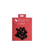 KERATIN NAILS - Unghiette di Cheratina per Ciocche - Nero - SEISETA - 25pz.