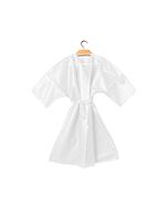 Kimono Monouso in TNT con Taschino e Cintura in Vita - Colore BIANCO