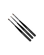 Set di Pennelli in Setola Naturale - BRUSH SET - PRO BROW - 3 Pz.
