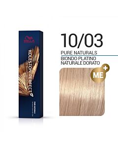 KOLESTON PERFECT ME+ Colorazione in Crema - 10/03 BIONDO PLATINO NATURALE DORATO - WELLA PROFESSIONALS - 60ml