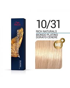 KOLESTON PERFECT ME+ Colorazione in Crema - 10/31 BIONDO PLATINO DORATO CENERE - WELLA PROFESSIONALS - 60ml