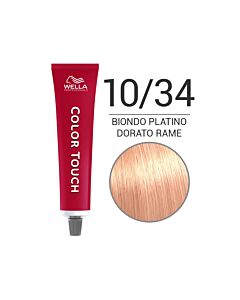 COLOCOLOR TOUCH Colorazione Tono su Tono Senza Ammoniaca - 10/34 Biondo Platino Dorato Rame - WELLA Professional - 60ml