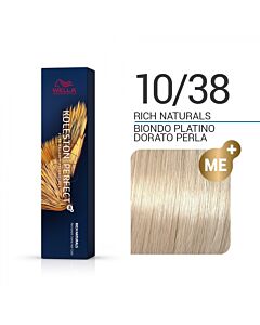 KOLESTON PERFECT ME+ Colorazione in Crema - 10/38 BIONDO PLATINO DORATO PERLA - WELLA PROFESSIONALS - 60ml