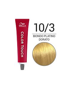 COLOR TOUCH Colorazione Tono su Tono Senza Ammoniaca - 10/3 Biondo Platino Dorato - WELLA Professional - 60ml
