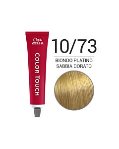 COLOR TOUCH Colorazione Tono su Tono Senza Ammoniaca - 10/73 Biondo Platino Sabbia Dorato - WELLA Professional - 60ml
