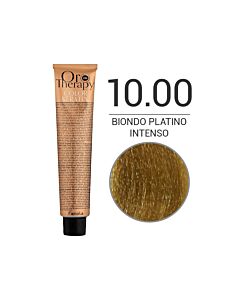 COLOR KERATIN ORO THERAPY Colorazione in Crema senza Ammoniaca 10,00 BIONDO PLATINO INTENSO - FANOLA - 100 ml