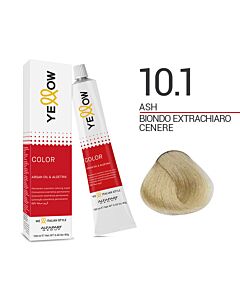 YELLOW COLOR Colorazione in Crema - 10.1 BIONDO EXTRACHIARO CENERE - ALFAPARF - 100ml