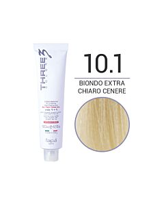 THREE COLORE - Colorazione in Crema - 10.1 - Biondo Extra Chiaro Cenere - Cenere & Dorato - FAIPA - 120ml