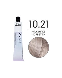 DIA LIGHT Colorazione in Crema senza Ammoniaca - 10.21 MILKSHAKE SORBETTO - L'OREAL PROFESSIONNEL - 50 ml