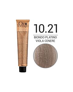 COLOR KERATIN ORO THERAPY Colorazione in Crema senza Ammoniaca 10,21 BIONDO PLATINO VIOLA CENERE - FANOLA - 100ml