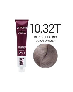 UP COLOR - Colorazione in Crema - 10.32 T BIONDO PLATINO DORATO VIOLA - TREND UP - 100ml