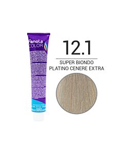 FANOLA Colorazione in Crema - 12,1 SUPER BIONDO PLATINO CENERE EXTRA - FANOLA - 100ml