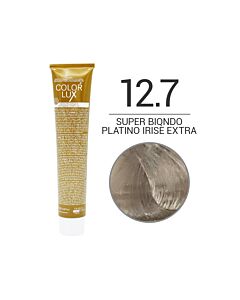 COLOR LUX Colorazione in Crema - 12.7 SUPER BIONDO PLATINO IRISE' EXTRA - DESIGN LOOK - 100ml