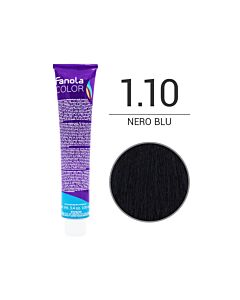 FANOLA Colorazione in Crema - 1,10 NERO BLU - FANOLA - 100ml
