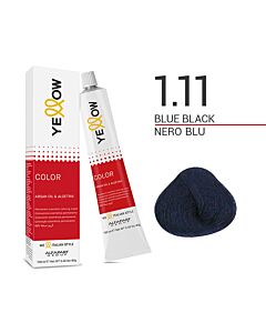 YELLOW COLOR Colorazione in Crema - 1.11 NERO BLU - ALFAPARF - 100ml