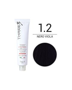 THREE COLORE - Colorazione in Crema - 1.2 - Nero Viola - Speciale - FAIPA - 120ml