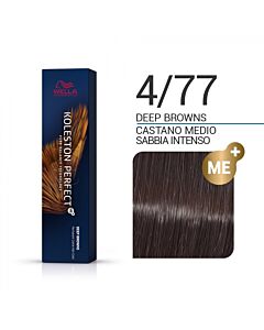 KOLESTON PERFECT ME+ Colorazione in Crema - 4/77 CASTANO MEDIO SABBIA INTENSO - WELLA PROFESSIONALS - 60ml